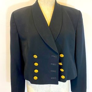 SOLD!! 90s Christian Dior Cropped Military Jacket